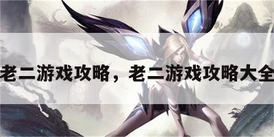 老二游戏攻略，老二游戏攻略大全