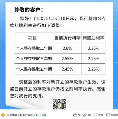 存5年不如存2年 部分银行利率“倒挂”